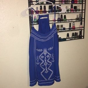 Strappy flowy tank top